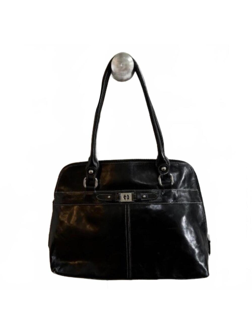 Vintage Giani Bernini Genuine Leather Shoulder Bag